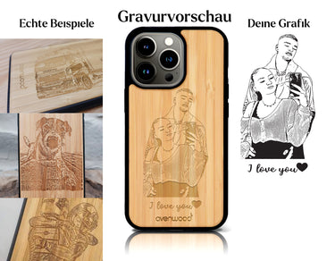 INDIVIDUELL iPhone 11 Pro Bambus-Kunststoff